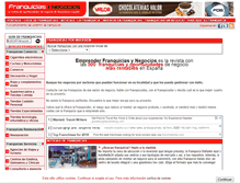 Tablet Screenshot of franquiciasynegocios.com
